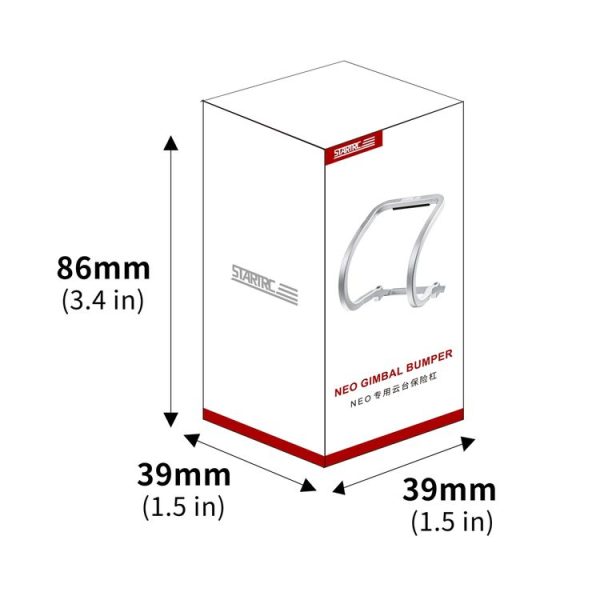 DJI Neo STARTRC Gimbal Lens Anti-collision Aluminum Alloy Guard Bumper (Silver) - Image 10