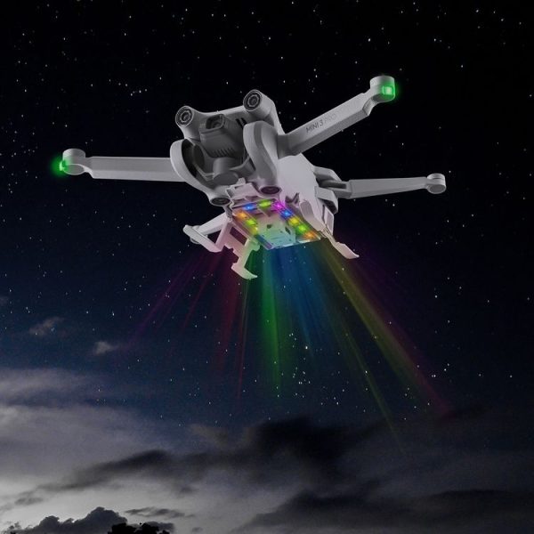 STARTRC LED Light Folding Anti-fall Heightened Landing Gear Training Rack for DJI Mini 3 Pro (Grey) - Image 5