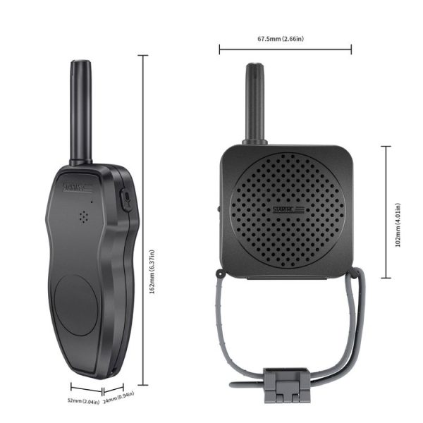 STARTRC Drone Megaphone Wireless Portable Speaker 1KM Control for DJI Mavic / Air / Mini Series (Black) - Image 7