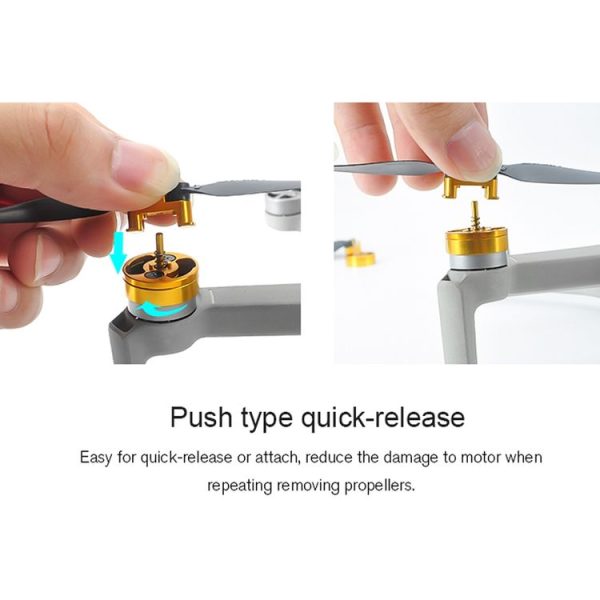 STARTRC For DJI Mavic Mini Quick-release Metal Propeller Grip Set - Image 5