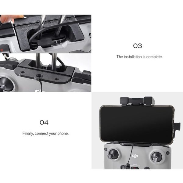 STARTRC For DJI Mavic Air 2 Remote Control Anti-lost Anti-fall Neck Strap Holder Lanyard with Buckle Set (Black) - Image 13