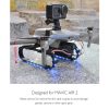 STARTRC For DJI Mavic Air 2 LED Lights Landing Gear with Light Bar (Black) - Image 3