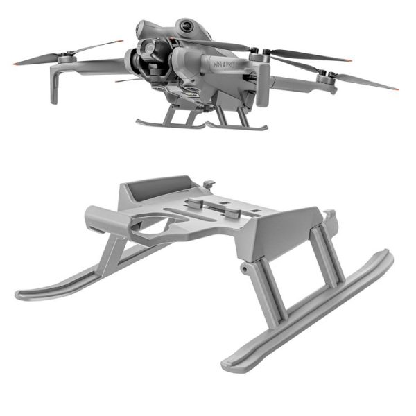 DJI Mini 4 Pro STARTRC Folding Anti-fall Anti-dirt Heightened Landing Gear Training Rack (Grey)