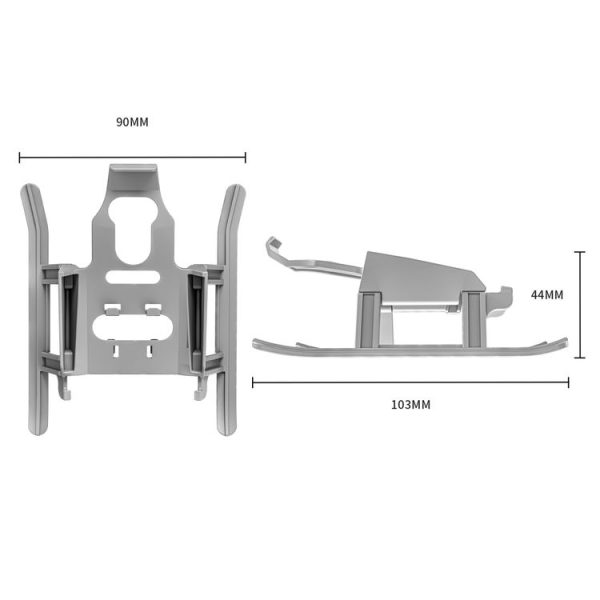 DJI Mini 4 Pro STARTRC Folding Anti-fall Anti-dirt Heightened Landing Gear Training Rack (Grey) - Image 4