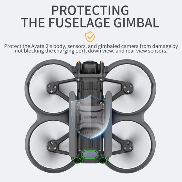 DJI AVATA 2 STARTRC Folding Heightened Landing Gear Training Rack (Black) - Image 5