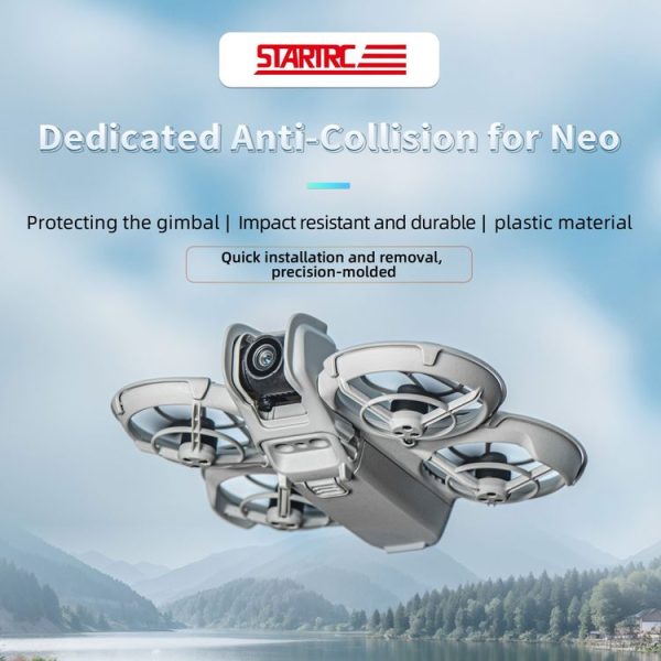 DJI Neo STARTRC Gimbal Lens Anti-collision Protection Bumper (Orange) - Image 5
