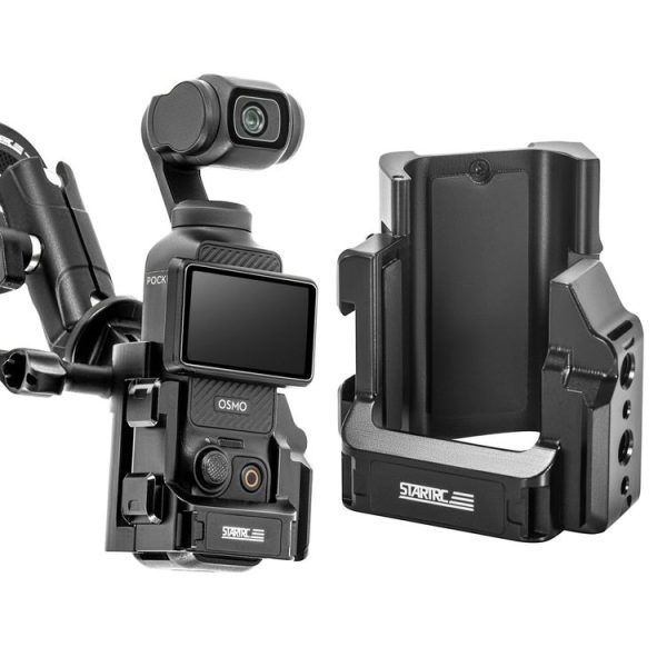DJI OSMO Pocket 3 STARTRC Metal Protection Frame Cage Expansion Adapter Bracket (Black)