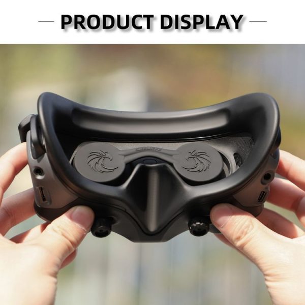 DJI Goggles 2 / Goggles 3 Lens Cover Dust-proof VR Lens Silicone Case Soft Protector (Black) - Image 3