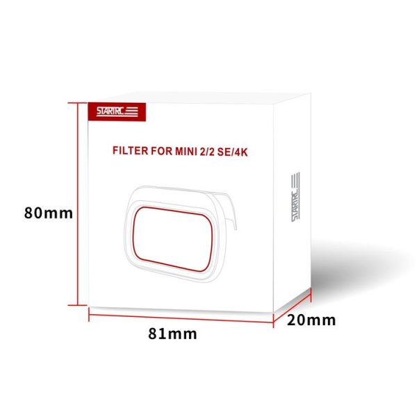 DJI Mini 4K / Mini 2 SE / Mini 2 STARTRC 4 in 1 ND8 ND16 ND32 ND64 Lens Filter - Image 9