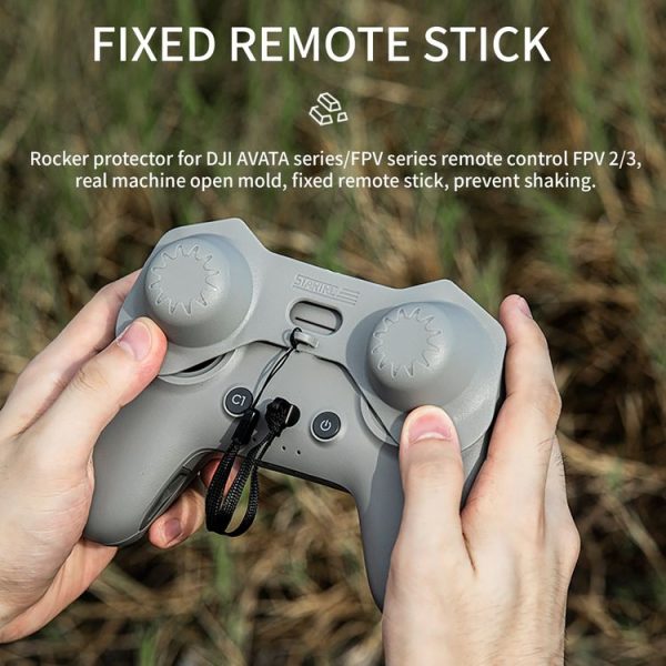 DJI Avata 2 / FPV 3 / 2 STARTRC Remote Controller Thumb Rocker Guard Protector Case (Grey) - Image 5