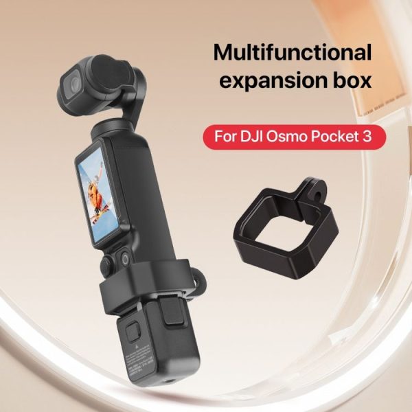 DJI OSMO Pocket 3 Expansion Bracket Adapter (Black) - Image 2