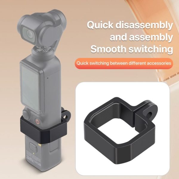 DJI OSMO Pocket 3 Expansion Bracket Adapter (Black) - Image 3