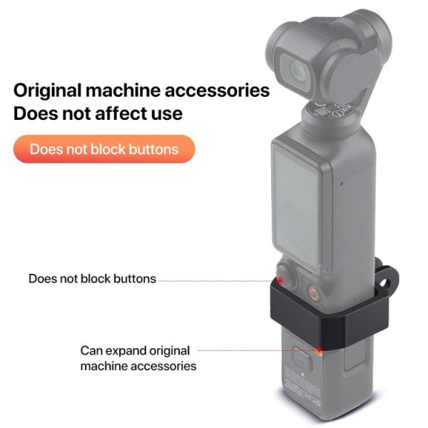 DJI OSMO Pocket 3 Expansion Bracket Adapter (Black) - Image 5