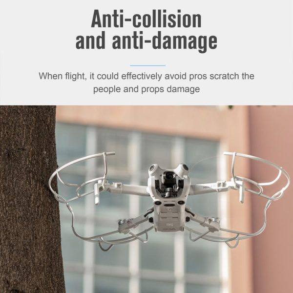 DJI Mini 4 Pro STARTRC Drone Propeller Protective Guard Anti-collision Ring (Grey) - Image 4