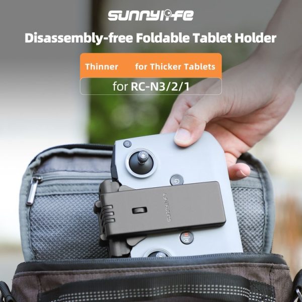 Sunnylife Remote Controller Tablet Holder Stand For DJI RC-N3 / RC-N2 / RC-N1 (Grey) - Image 2
