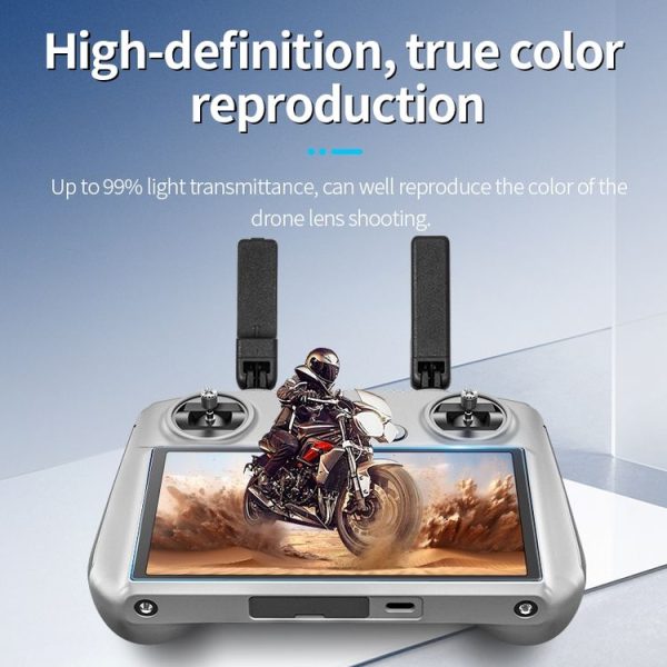 DJI RC / RC2 STARTRC Easy Install 2pcs Tempered Glass Film (Transparent) - Image 5