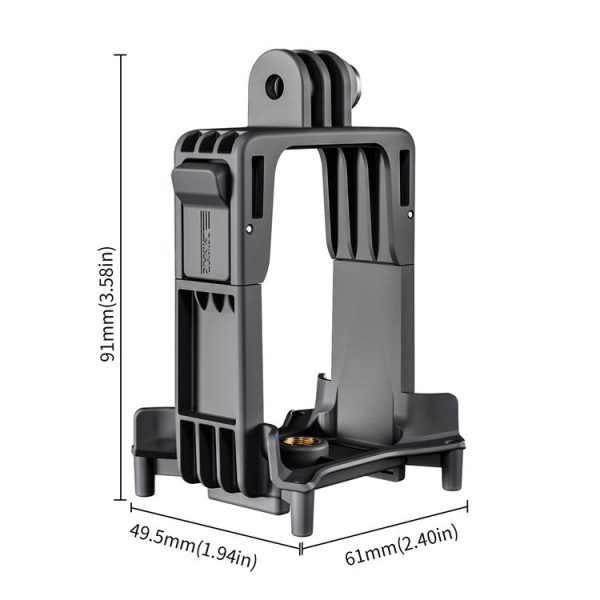 DJI Avata 2 STARTRC Action Camera Holder Mount Drone Expansion Bracket (Black) - Image 7