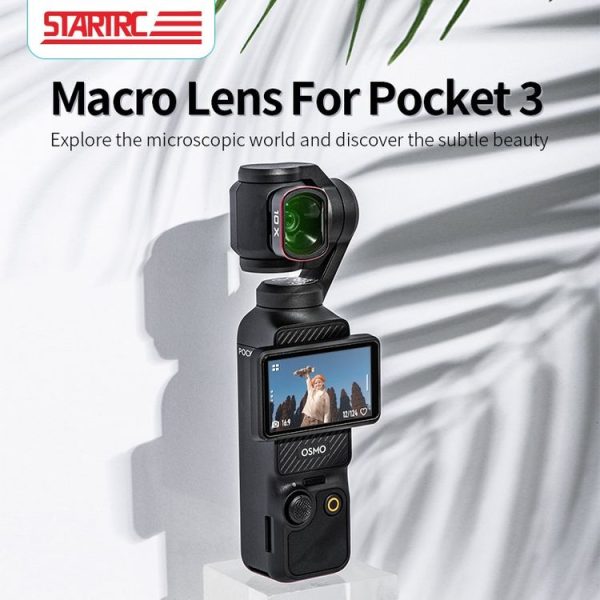 DJI OSMO Pocket 3 STARTRC 10X Macro Lens Filter (Black) - Image 2