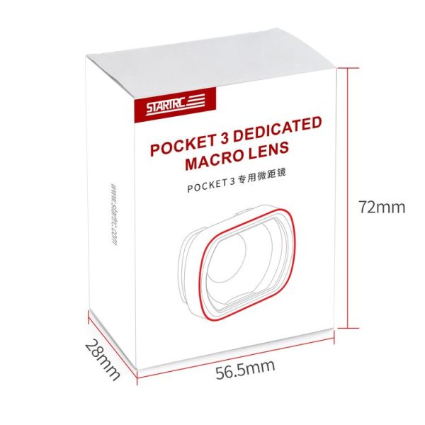 DJI OSMO Pocket 3 STARTRC 10X Macro Lens Filter (Black) - Image 8