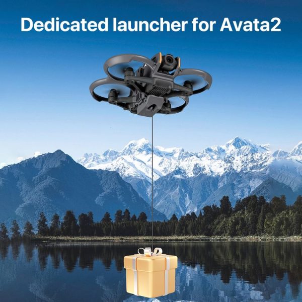 DJI Avata 2 STARTRC Air-Dropping System Thrower Parabolic (Dark Gray) - Image 6