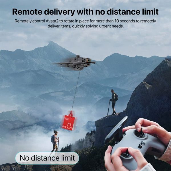DJI Avata 2 STARTRC Air-Dropping System Thrower Parabolic (Dark Gray) - Image 7