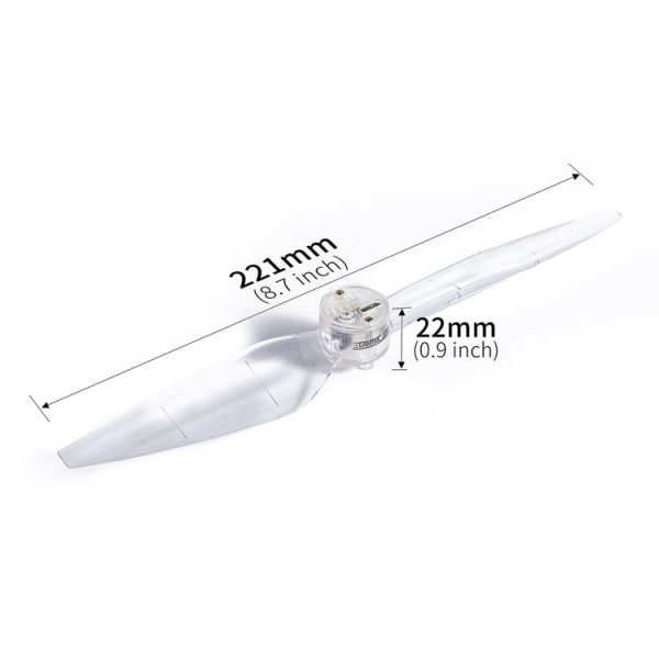 DJI Air 3 STARTRC 2 Pairs Color LED Flash Lamp Low Noise Propellers (Transparent) - Image 5