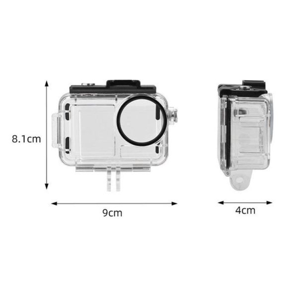 DJI Osmo Action 5 Pro / 3 / 4 60m Underwater Waterproof Housing Diving Case (Transparent) - Image 5