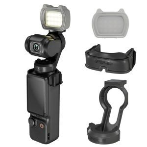 DJI Pocket 3 STARTRC Cat-ears Magnetic Fill Light with Holder Clip Kit (Grey)