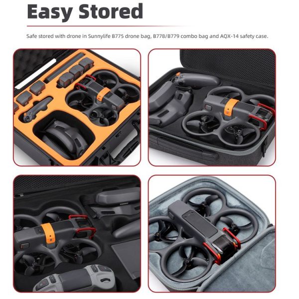 DJI Avata 2 Sunnylife Gimbal Aluminum Anti-collision Bumper (Black) - Image 7