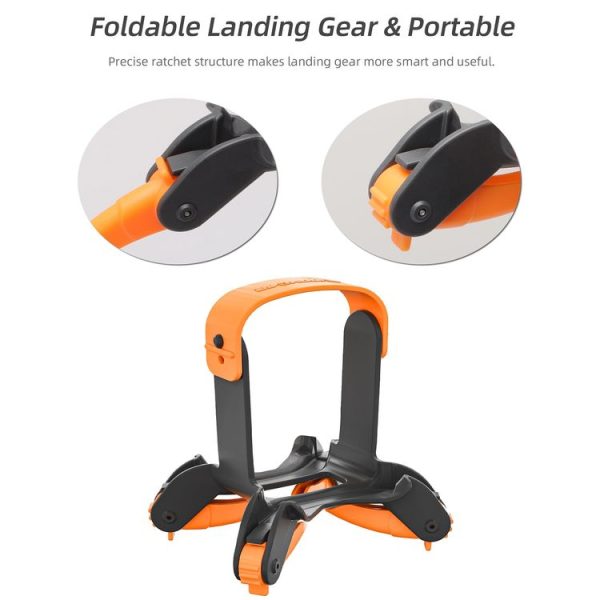 DJI AVATA 2 Sunnylife LG797 Landing Gear Extensions Heightened Spider Gears Support Leg (Orange) - Image 7