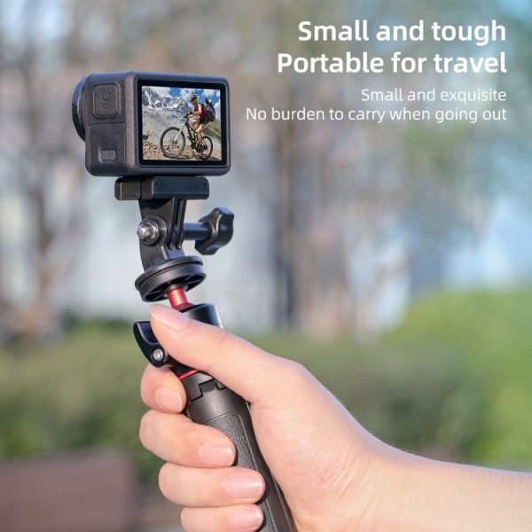 DJI Osmo Action 5 Pro / 4 / 3 Magnetic Quick Release Base Mount Adapter (Black) - Image 7