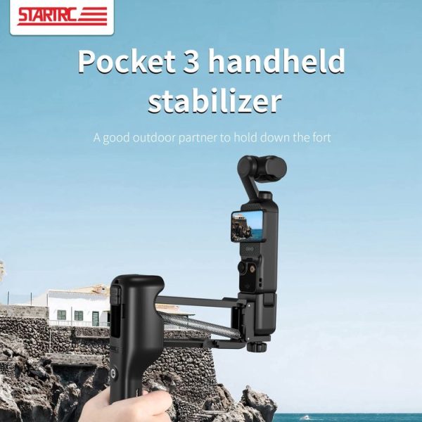 DJI OSMO Pocket 2 STARTRC Shock Absorbing Step Reducer Carrying Case Storage Bag Box (Black) - Image 3