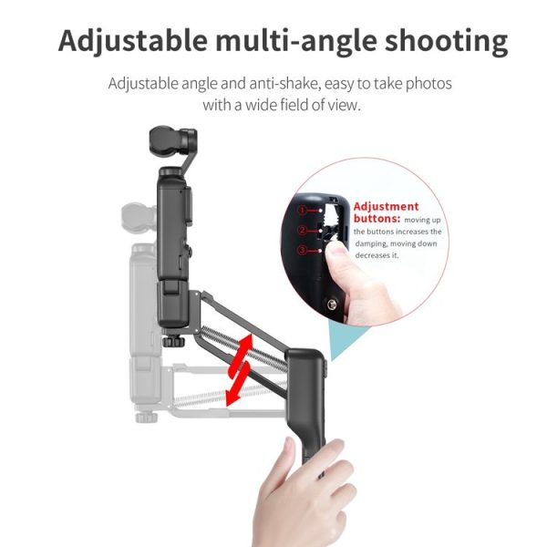 DJI OSMO Pocket 2 STARTRC Shock Absorbing Step Reducer Carrying Case Storage Bag Box (Black) - Image 6