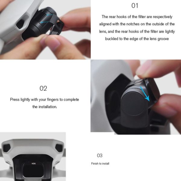 STARTRC 4 PCS ND4PL / ND8PL / ND16PL / ND32PL Drone Lens Filter for DJI MAVIC MINI - Image 14