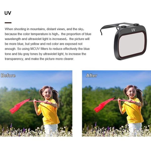 STARTRC 6 PCS ND4 / ND8 / ND16 / ND32 / MCUV / CP Drone Lens Filter for DJI MAVIC MINI - Image 13