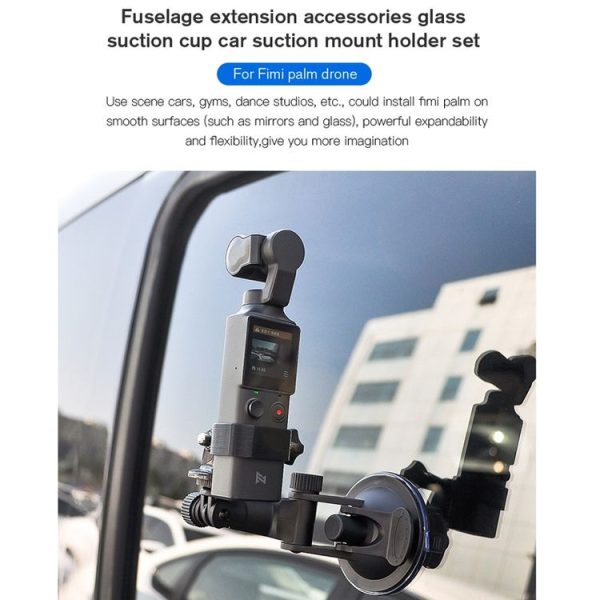 STARTRC Pocket PTZ Camera Glass Suction Car Sucker Mount for Xiaomi FIMI PALM - Image 5