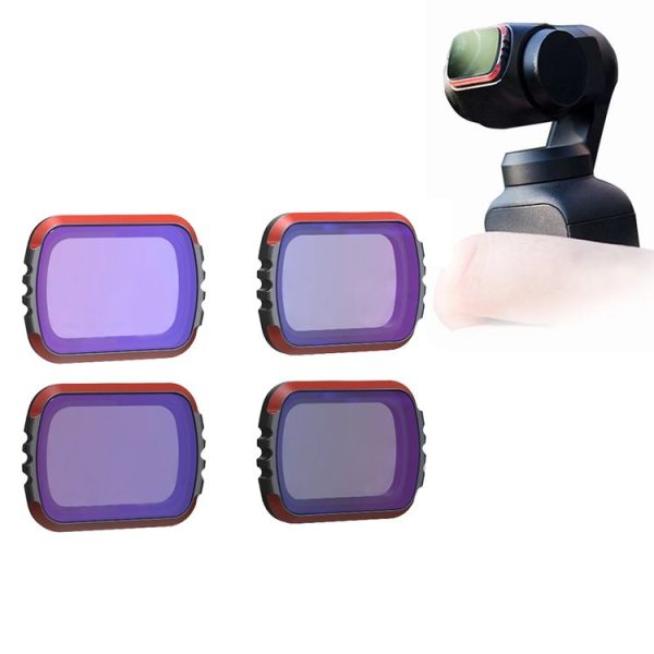 CYNOVA C-PT-010 ND / PL8+ND / PL16+ND / PL32+ND / PL64 Lens Filter Set for DJI OSMO Pocket 2