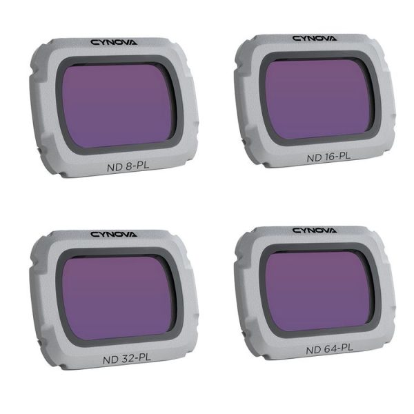 CYNOVA C-MA-204 ND / PL8+ND / PL16+ND / PL32+ND / PL64 Lens Filter Set for DJI Mavic Air 2