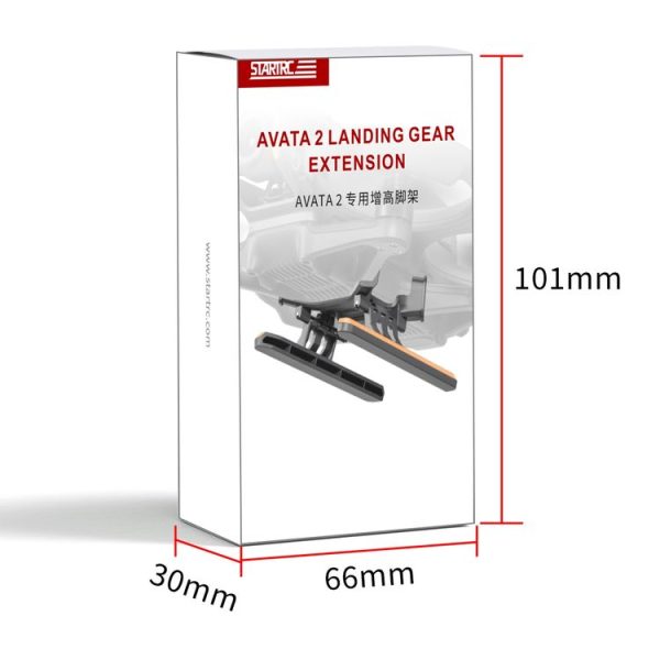 DJI Avata 2 STARTRC Quick Release Folding Landing Gear Training Rack (Orange) - Image 8