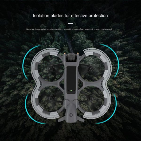 DJI Avata 2 STARTRC Drone LED Propeller Protective Guard Anti-collision Ring (Transparent) - Image 6