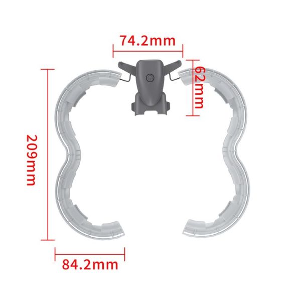 DJI Avata 2 STARTRC Drone LED Propeller Protective Guard Anti-collision Ring (Transparent) - Image 7