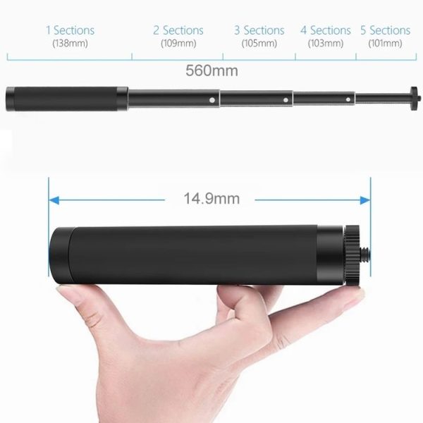 PGYTECH P-GM-105 Handheld Universal Stand Extension Rod for DJI OSMO Pocket / Action / GoPro7 / 6 / 5 Sports Camera Accessories - Image 3