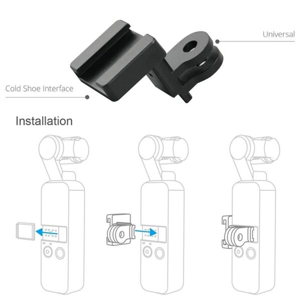 PGYTECH P-18C-036 Data Port to Cold Boot Port Universal Mount for DJI OSMO Pocket - Image 4