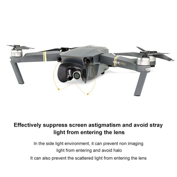 PGYTECH P-MA-103 Lens Hood Split Design Gimbal Protective Cover Anti-glare Accessory for DJI Mavic Pro - Image 6