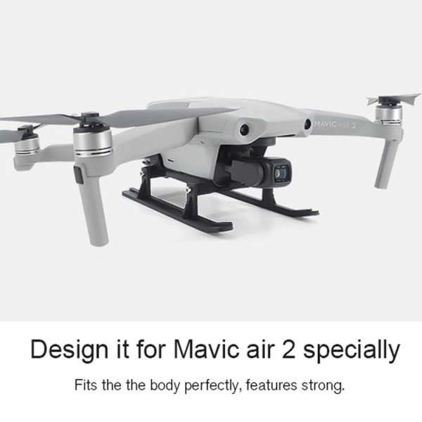 STARTRC For DJI Mavic Air 2 Portable Anti-fall Anti-dirt Heightened Landing Gear Training Rack (Black) - Image 5