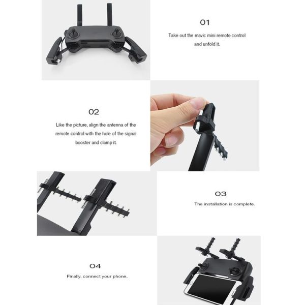 STARTRC Yagi Antenna Signal Enhancer for DJI Mavic Mini Pro 2 Air / Spark Drone (Blue) - Image 8
