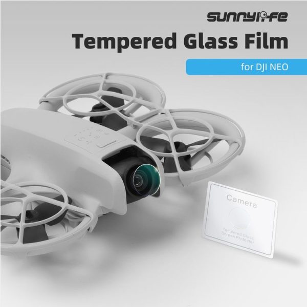 DJI Neo Sunnylife 2pcs Tempered Glass Drone Lens Film (Transparent) - Image 2