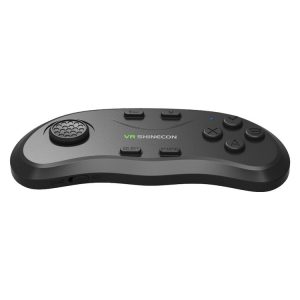 VR Shinecon 3D Movie Games Virtual Reality Glasses Bluetooth Remote Controller Gamepad (Black)