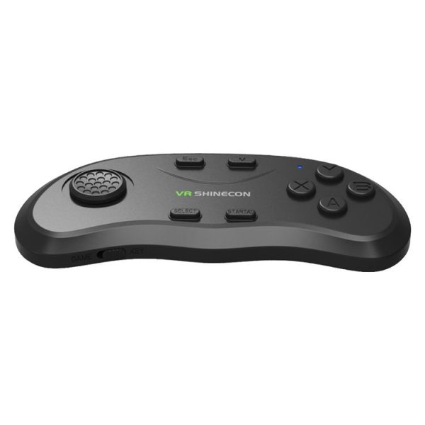 VR Shinecon 3D Movie Games Virtual Reality Glasses Bluetooth Remote Controller Gamepad (Black)