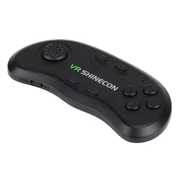 VR Shinecon 3D Movie Games Virtual Reality Glasses Bluetooth Remote Controller Gamepad (Black) - Image 2